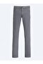 Anthracite Woven Slim Fit Casual Cotton Blended Trousers - 5