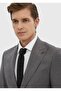 Gray Patterned Zeroweight Slim Fit 100% Wool Suit - 4