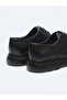 Navy Blue Leather Smart Casual Shoes - 5