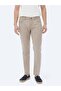 Mink Woven Slim Fit Casual Cotton Blend Trousers - 3