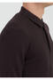 Plum Polo Neck Jacquard Wool Blend Knitwear Sweater - 3