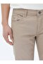 Mink Woven Slim Fit Casual Cotton Blend Trousers - 5