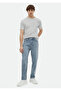 Indigo Striped Crew Neck 100% Linen T-Shirt - 2