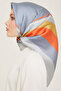 وشاح حريري منقوش بنمط مونوغرام 24Ya9111 85 31 - 2