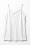 Women's Cotton Undershirt with Crossed Strap Detail, Comfort-Focused Design (3183) - 2