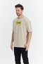 Unisex Oversized Embroidered Alakazam Anime Character Design 100% Cotton Piece T-Shirt - 3