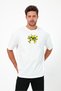Unisex Oversized Embroidered Alakazam Anime Character Design 100% Cotton Piece T-Shirt - 5