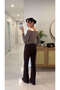 Zr Konse Bitter Brown Spanish Flared Jeans - 3