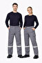 بنطلون عمل صيفي رمادي اللون 16/12 بنطلون عمل عاكس للضوء - 3