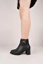 Senyo 884 Black Zippered Women's Boots - 3