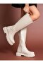 Toz 1978 Beige Zippered Casual Women's Boots - 3