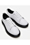 Women's Leather White Sports Shoes - 4
