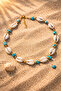 Sea Shell Turquoise Necklace - 2