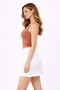 Women's Onion Shell Strappy Crop Top - 2