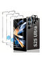 Galaxy S25 Ultra 3 Screen Protectors and 2 HD Lens Films, Supports Fingerprint Recognition, For S25