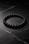 Premium Masculine Black Stone Men's Bracelet - 5