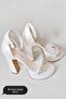 Women's White 13 cm Platform Bridal Shoes - 2