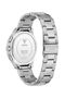 Mens Silver Tone Square Analog Watch - 3
