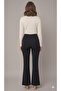 Women's Black Scuba Creepy High-Waist Spanish-Style Pants (Short-Term Launch Price) - 6