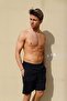 Men's Long Sea Shorts C12203 Black - 2