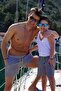 Father Son Digital Printed Swim Shorts C1155-c11019 Gray - 2