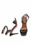 Phoebe Mina Women's Heeled Shoes 0012717 Black Rustic - 5