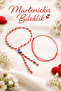 Red Rope Bracelet and Wishing Bracelet Marteniçka Set