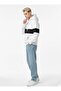 Unisex 3-thread k Hooded soft touch b Printed pocket detailed sweatshirt - 5