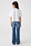 BG Store Girls' White T-Shirt - 4