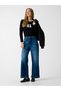 Women's Blue Loose Fit Jean W5Ba2Zd5Raa-Gjew - 3
