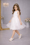 Girl's White Simple Stylish Satin Graduation Birthday Dress Flower Girl Dress