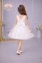 Girl's White Simple Stylish Satin Graduation Birthday Dress Flower Girl Dress - 5