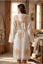 Organic 100% Cotton Hooded Bathrobe Beach Dress - Lemura - 2