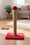 Vertical Cat Scratching Board Imported Jute/Sisal Rope 50cm (Available in Mixed Colors, Leather Units Shipped) - 4