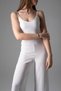 Women's Strappy Wrap Jumpsuit V-Neck Wide Leg Stylish and Comfortable - 3