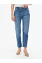 Light Blue Mom High Waist Fit Jean Pants 50301240-Vr003 - 2