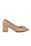 Beige Women's Heeled Shoes - 2