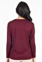 New Model 2024 Embroidered Round Neck Lycra Mother Combed Cotton Blouse 6450 - 4