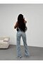 Women's High Waist 100% Cotton Jean Trousers - 3