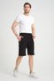 Men's Black Anthracite Combed Cotton Fabric 2-Piece Bermuda Shorts Pack - 8