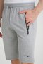 Men's Black Anthracite Gray Combed Cotton Fabric 3-Piece Bermuda Shorts Pack - 6