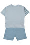Single Jersey Shorts 2-Piece Set (New Route) Blue - 2