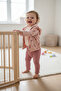 Kaşkorse Hooded Cardigan 3-Piece Set (Strawberry) Dried Rose - 5