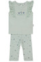 Raporlu Interlock Tights 2-Piece Set (Lovely Flowers) Mint