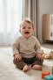 Muslin Shirt 2-Piece Set (Gentleman) Beige - 4