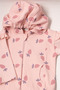 Kaşkorse Hooded Cardigan 3-Piece Set (Strawberry) Dried Rose - 3