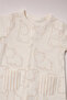 Ri̇bana Golf Jumpsuit (Happy Animal) Beige - 3