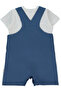 Two-Strap Salopet 2-Piece Set (Happy Fish) Indigo - 2