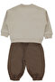 طقم ثلاثي من قمصان IP SWEAT (للرجال) باللون البني - 2