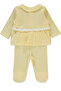 Jakarli Süprem Pajama Set with Booties 2 Pieces (Sweet Princess) Yellow - 2